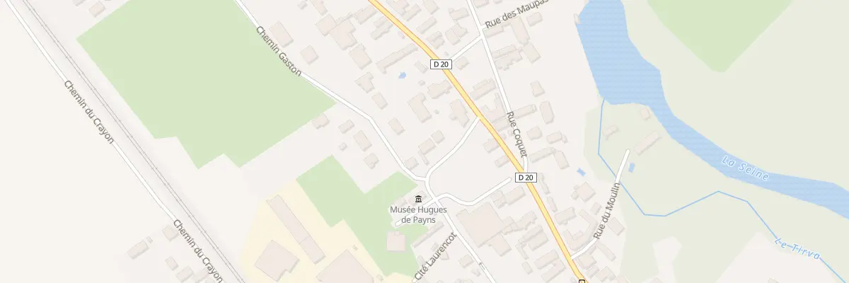 Plan du 6 Vc Riot à Payns