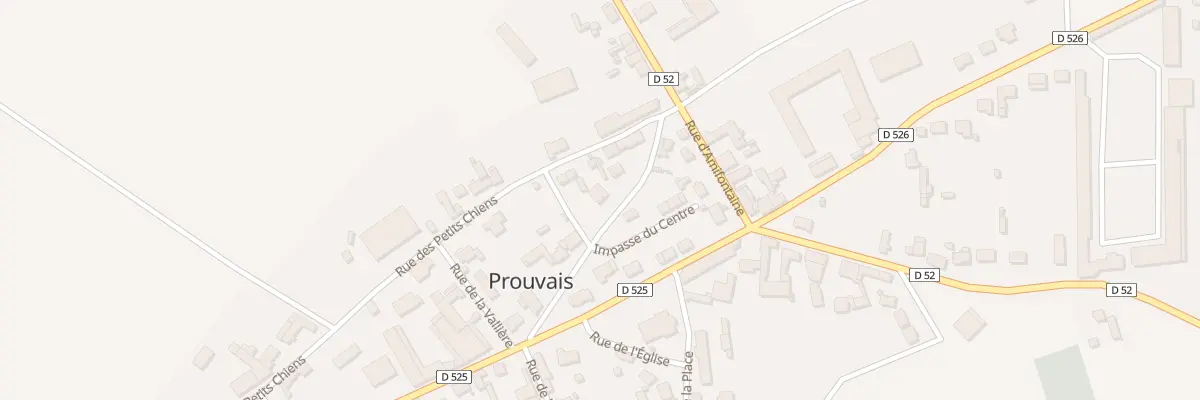 Plan du 9 Rue du Centre à Prouvais