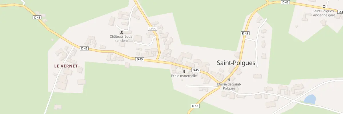 Plan du 175 Rue de l’Ecole à Saint-Polgues