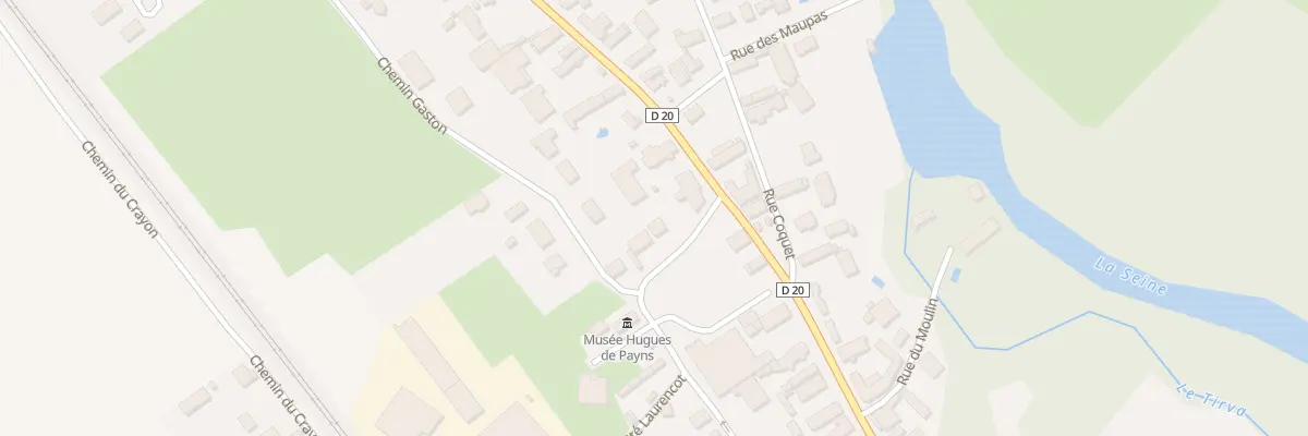 Plan du 4 Vc Riot à Payns