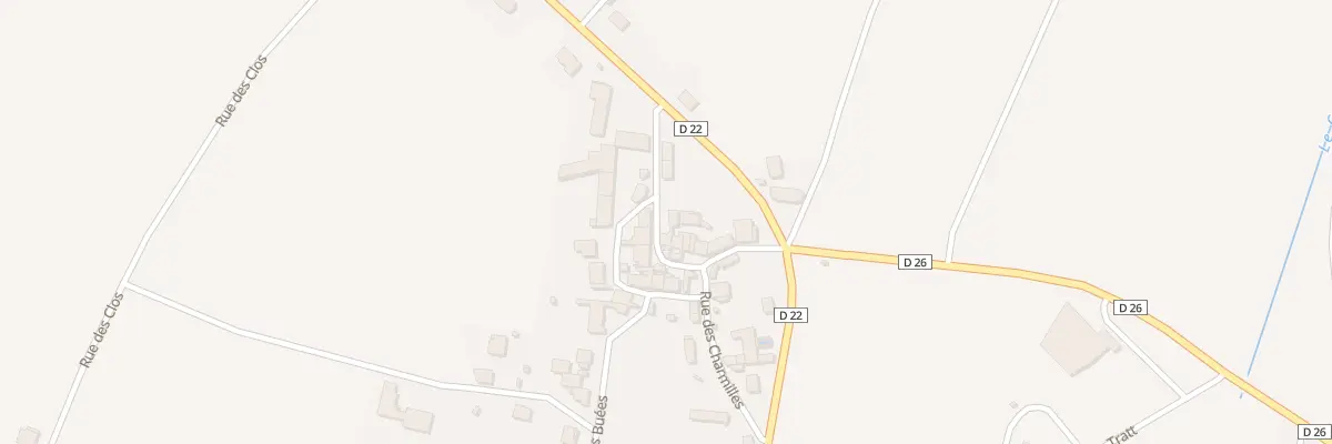 Plan du 15 Rue des Charmilles à Sermiers