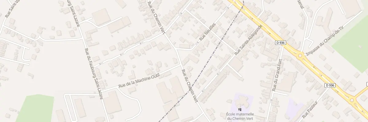 Plan du 53B Rue du Chemin Vert à Maubeuge