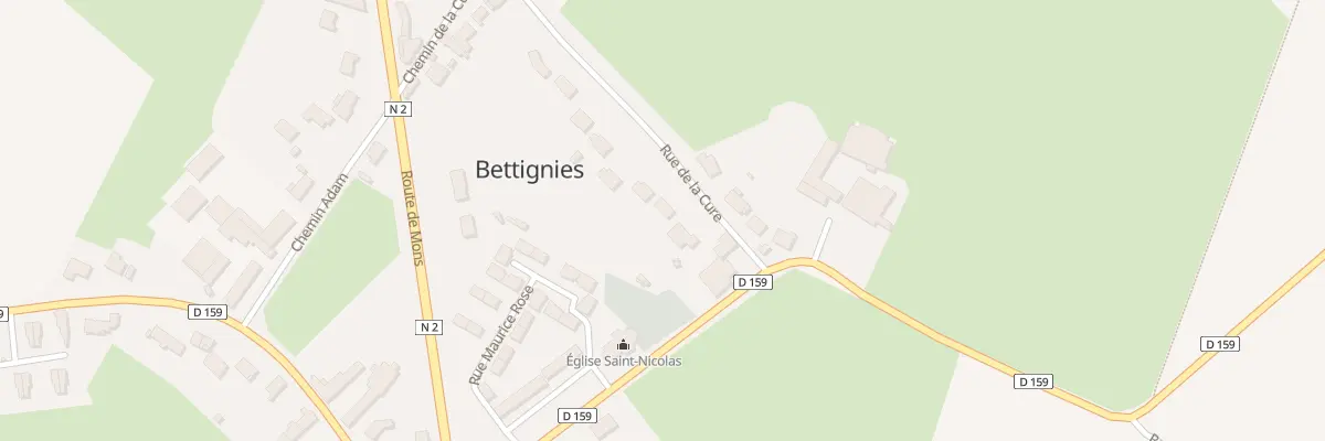 Plan du 22 Rue de la Cure à Bettignies