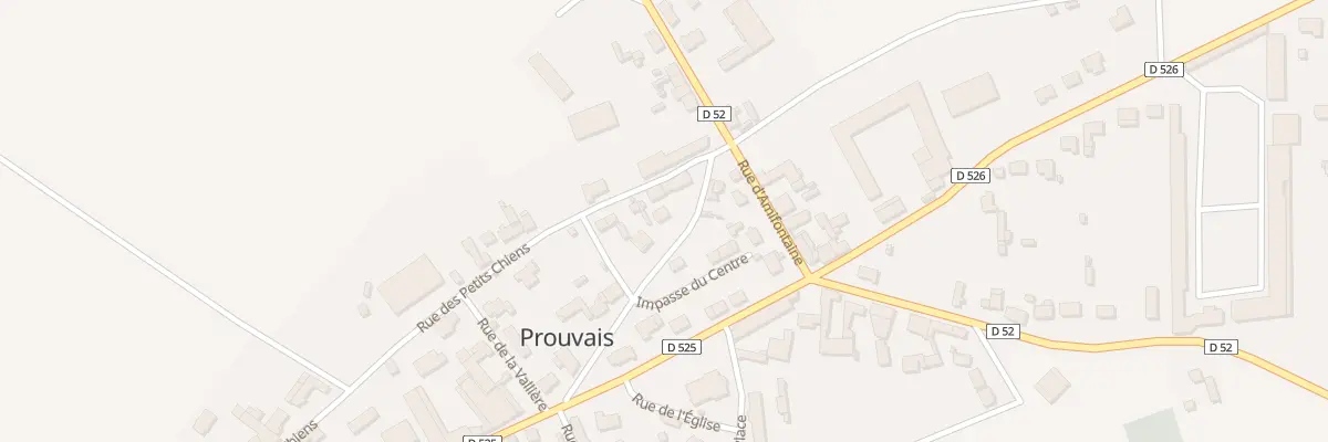 Plan du 11 Rue du Centre à Prouvais