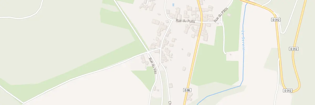 Plan du 1 Rue du Vau à Massangis