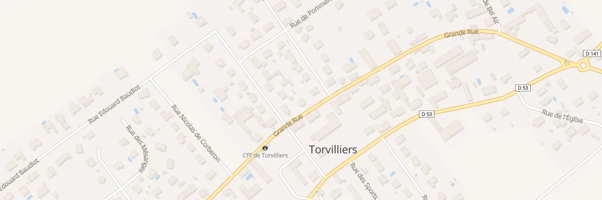 Plan du 18 Rue Grande Rue à Torvilliers