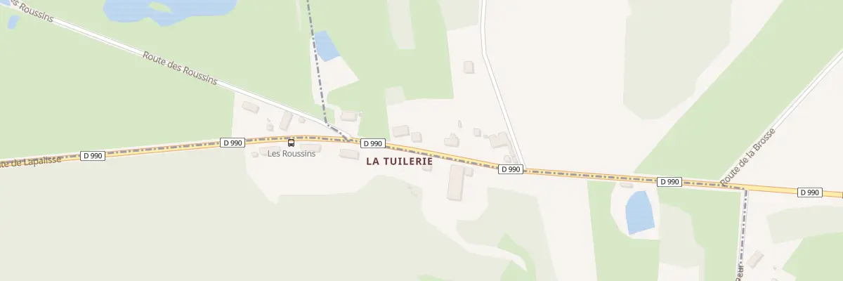 Plan du 2870 Rte de Lapalisse à Chambilly