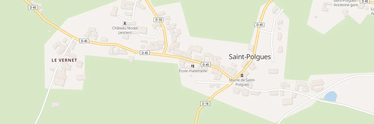 Plan du 5096 Le Bourg à Saint-Polgues