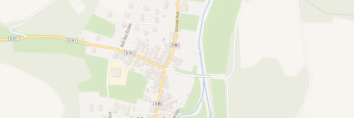Plan du 64 Grande Rue à Massangis