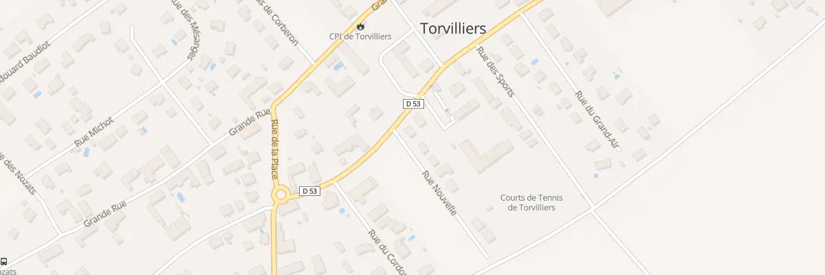 Plan du 1 Rue Nouvelle à Torvilliers