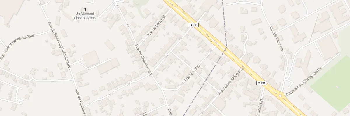 Plan du 13 Rue de Rousies à Maubeuge
