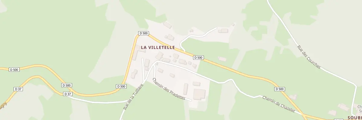 Plan du 5092 La Villetelle à Salettes