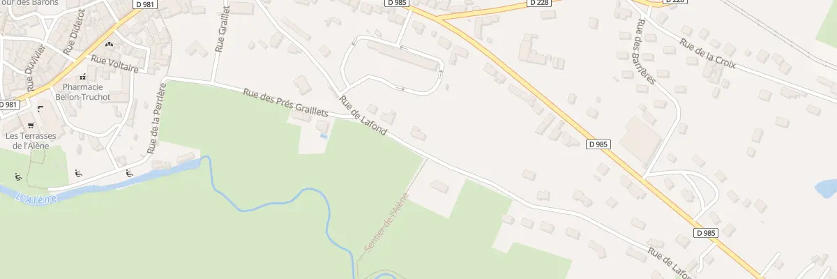 Plan du 13 Rue Lafond à Luzy