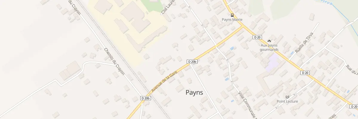 Plan du 8 Av de la Gare à Payns