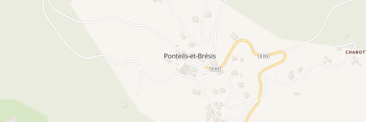 Plan du 5007 Ponteils à Ponteils-et-Brésis