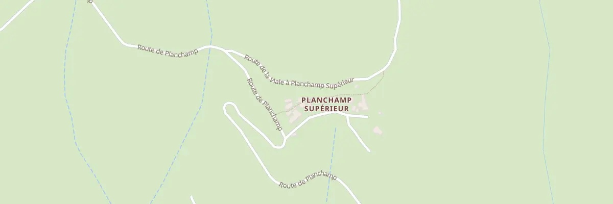 Plan du 5106 Planchamp Superieur à Pied-de-Borne