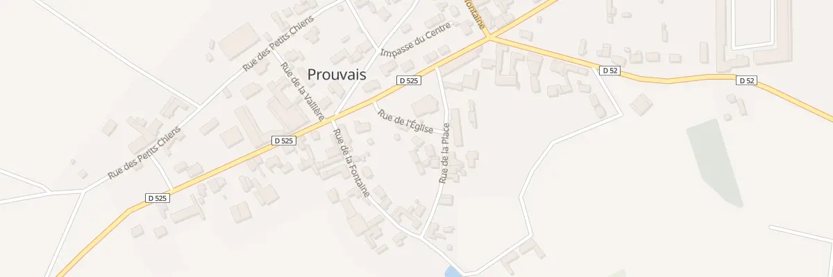 Plan du 4 Rue de l’Eglise à Prouvais