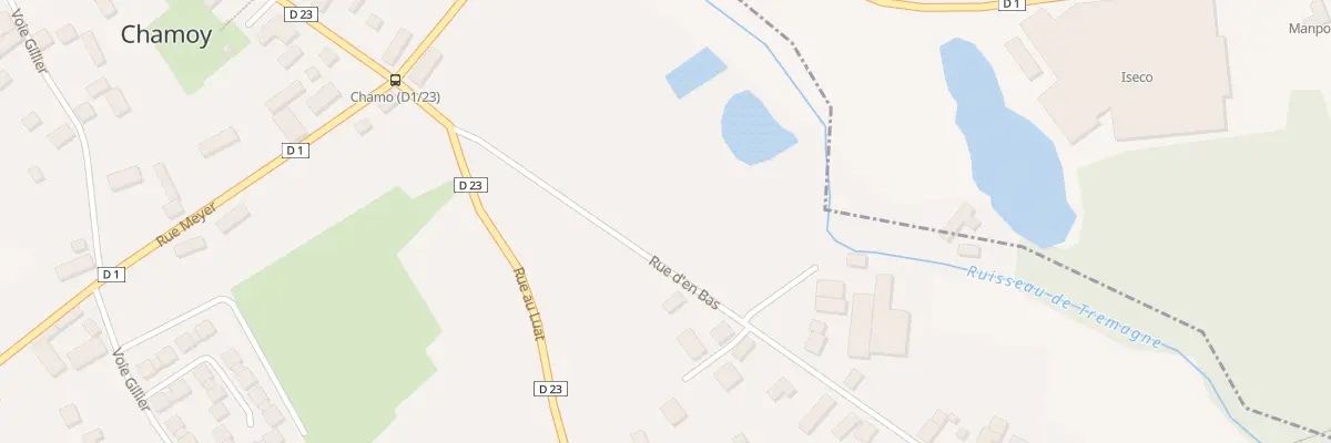 Plan du 9 Rue D En Bas à Chamoy