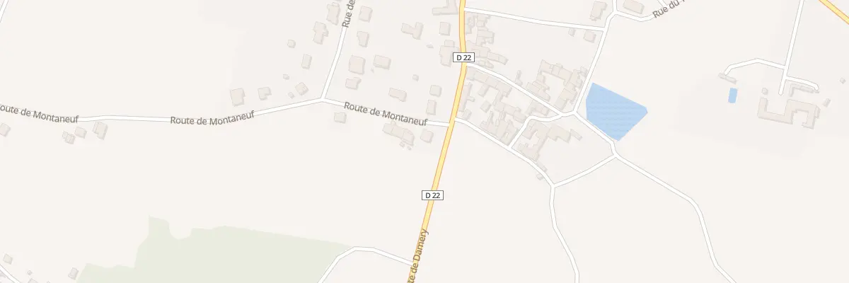 Plan du 2 Rte de Montaneuf à Sermiers