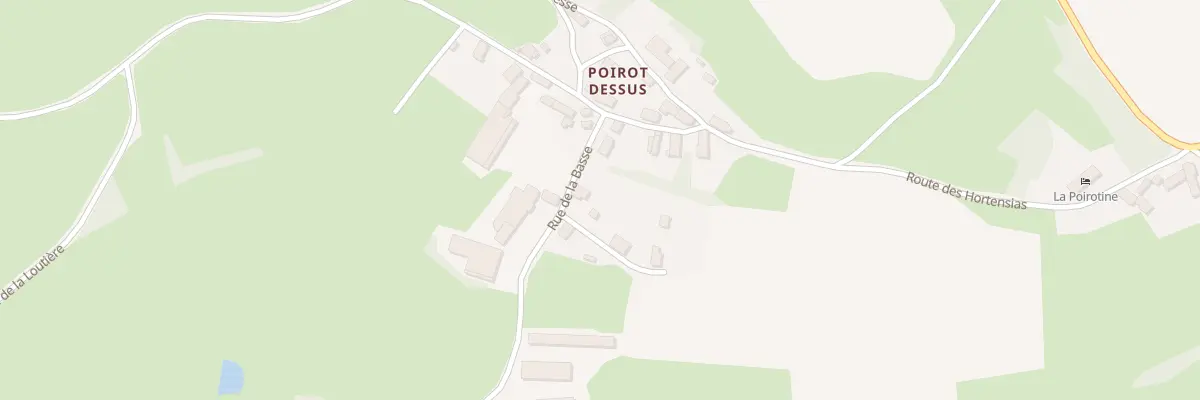 Plan du 3 Rue de la Basse à Ouroux-en-Morvan