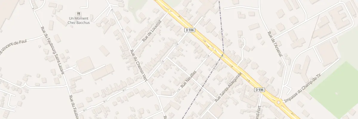 Plan du 7 Rue de Rousies à Maubeuge