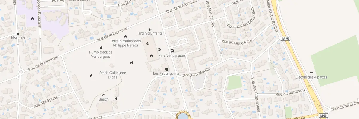 Plan du 1 Rue Boby Lapointe à Vendargues