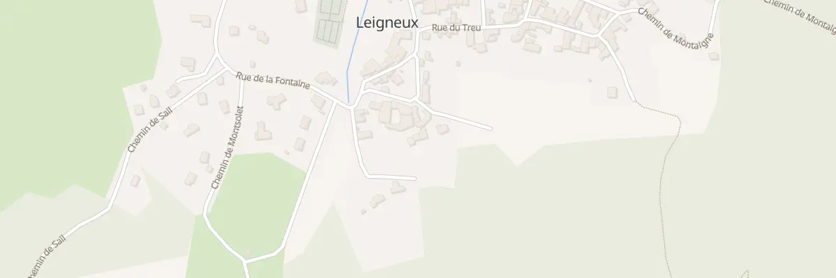 Plan du 5193 Le Bourg à Leigneux