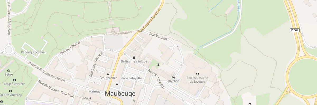 Plan du 73 Res Le Prieure Rue Vauban à Maubeuge