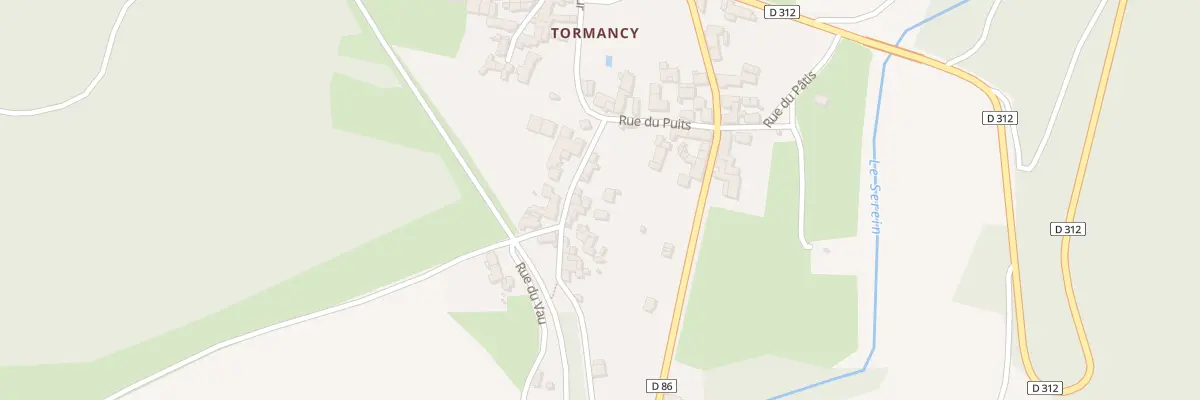 Plan du 288 Tormancy à Massangis
