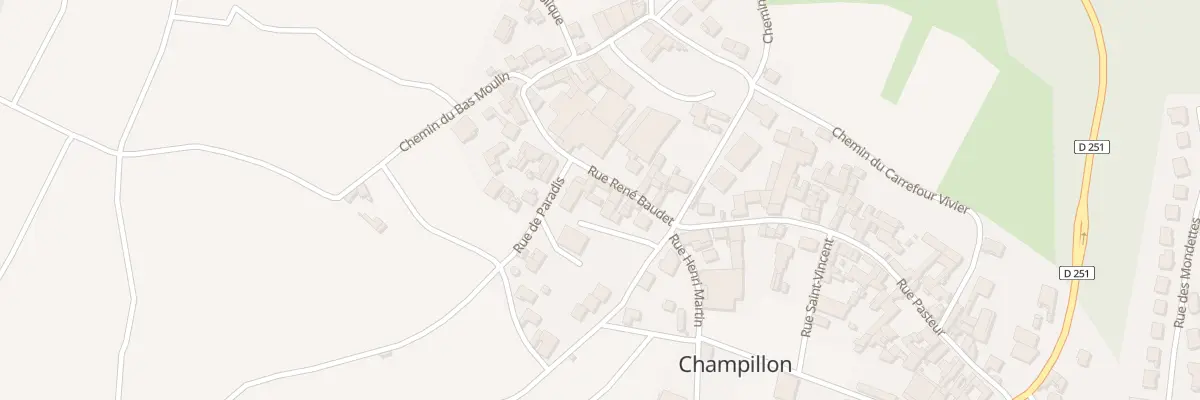 Plan du 6 Rue Rene Baudet à Champillon