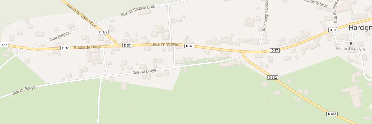 Plan du 8 Rue de Braye à Harcigny