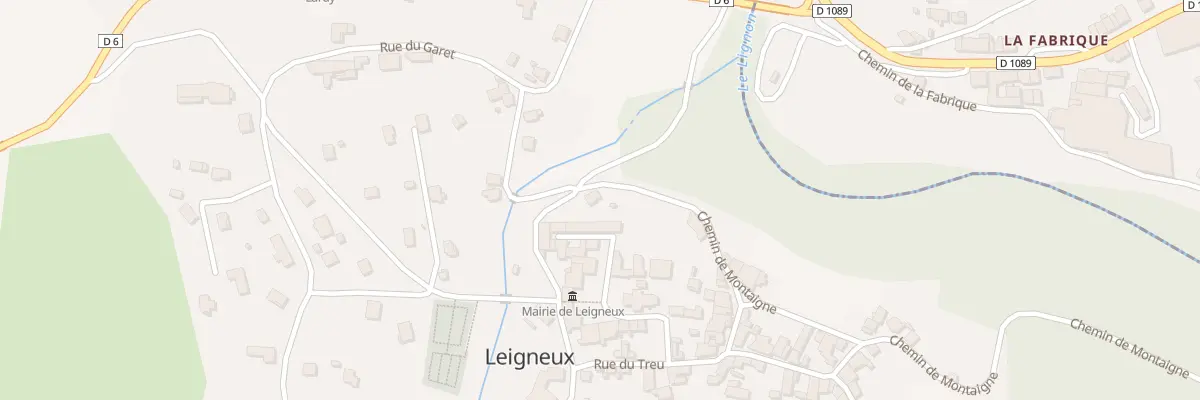 Plan du 9 Che de Montaigne à Leigneux