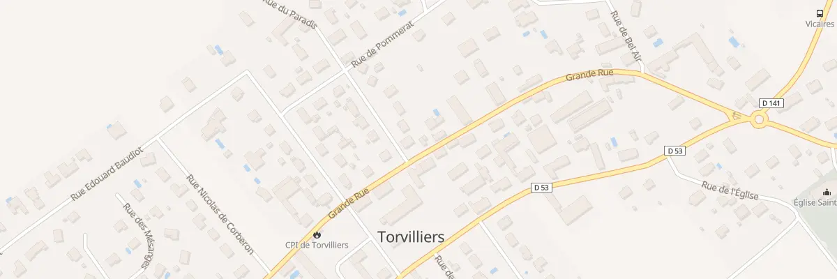 Plan du 14 Rue Grande Rue à Torvilliers