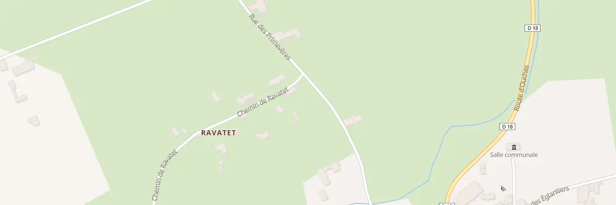 Plan du 15 Che de Ravatet à Lentigny