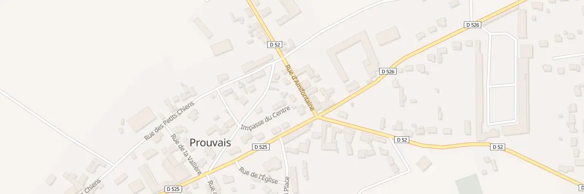 Plan du 9 Imp du Centre à Prouvais