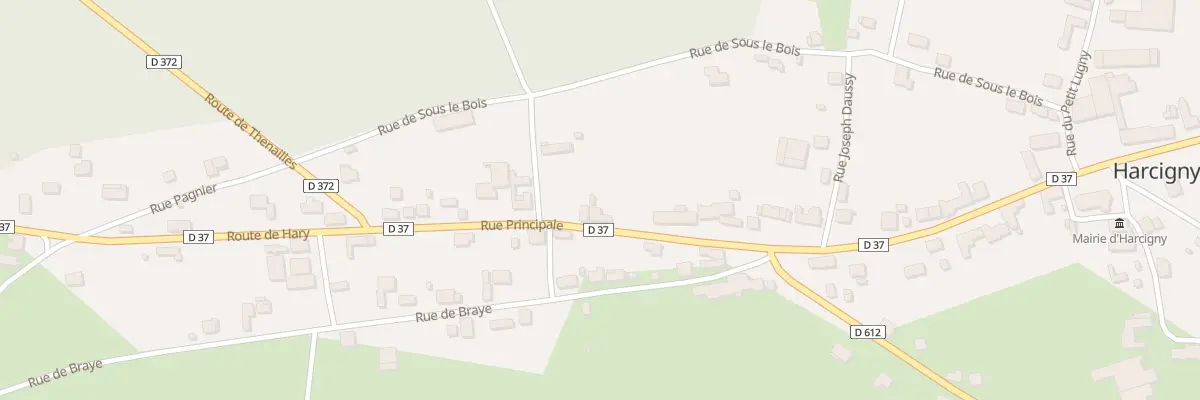 Plan du 22 Rue Principale à Harcigny