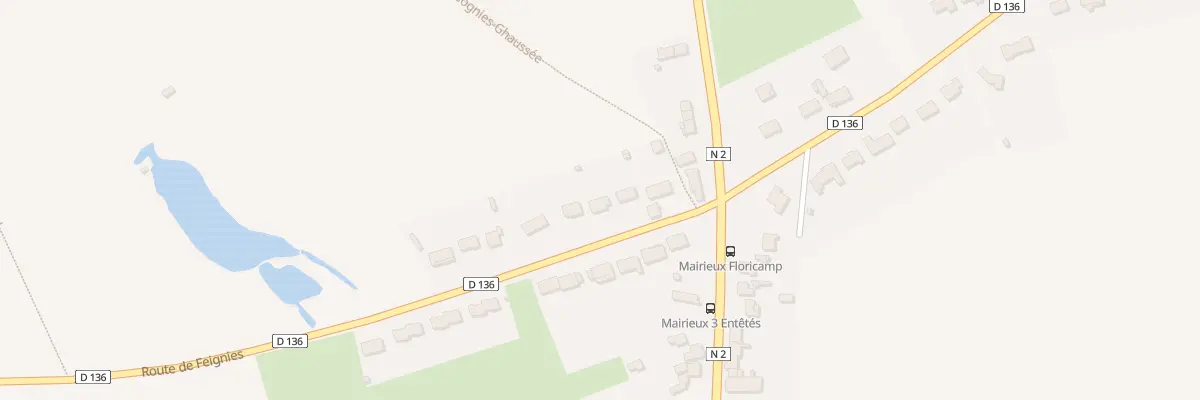 Plan du 10 Rte de Feignies à Mairieux