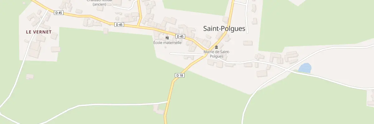 Plan du 5085 Le Bourg à Saint-Polgues