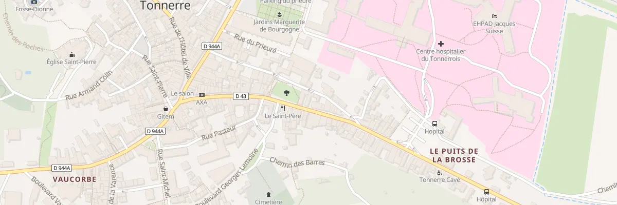 Plan du 1B Rue Georges Pompidou à Tonnerre
