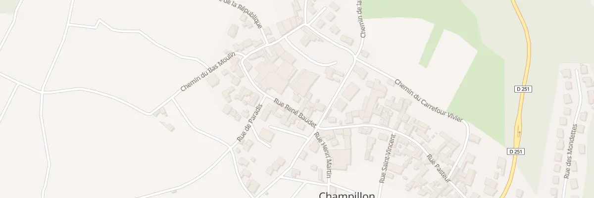 Plan du 5 Rue Rene Baudet à Champillon