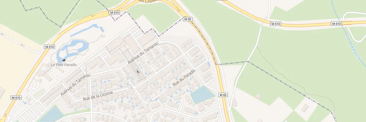 Plan du 45 Rue du Paradis à Vendargues
