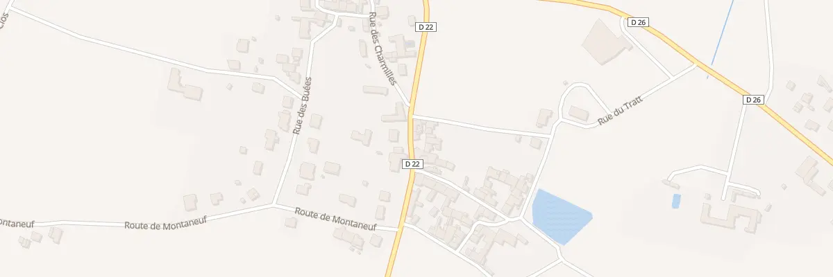 Plan du 32 Rte de Damery à Sermiers