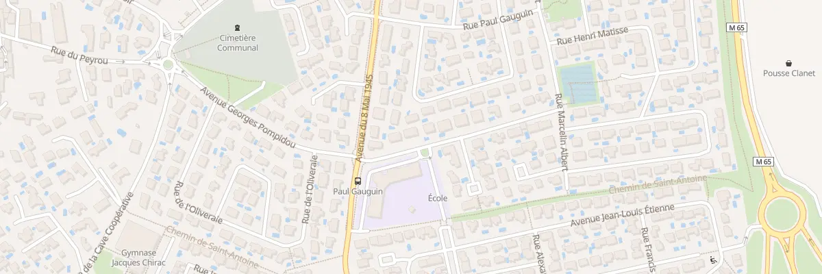 Plan du 6 Rue Delacroix à Vendargues