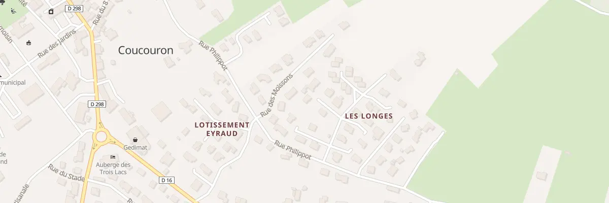Plan du 2 Rue des Geraniums à Coucouron