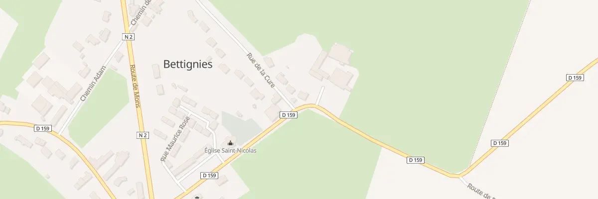 Plan du 19 Rte de Villers Sire Nicole à Bettignies