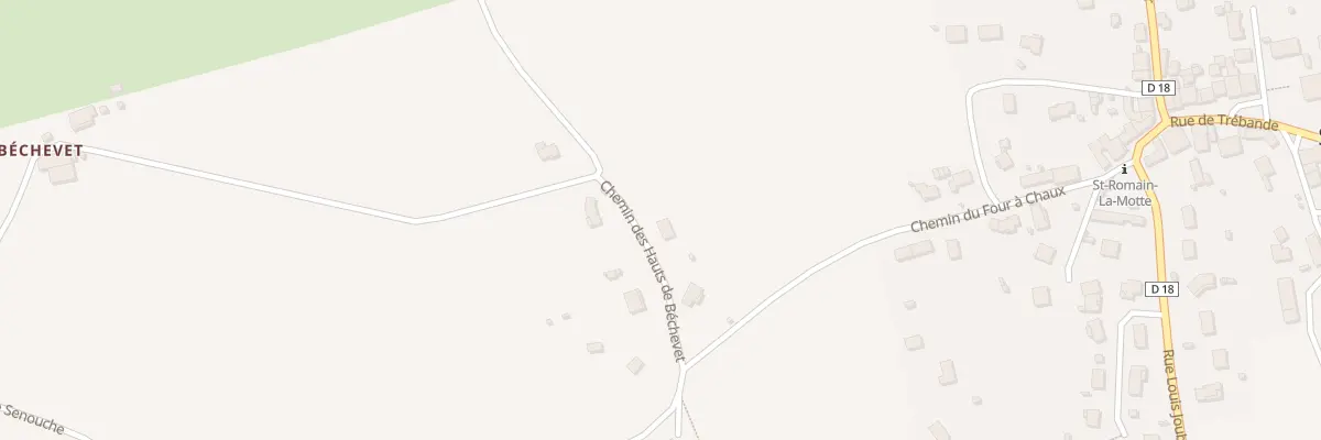 Plan du 94 Chem des Hauts de Bechevet à Saint-Romain-la-Motte