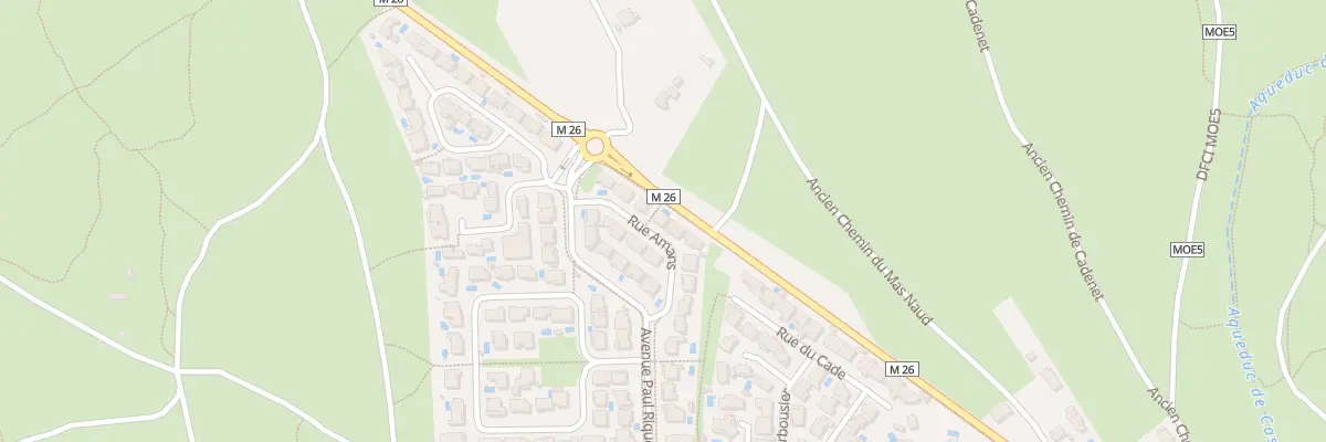 Plan du 90 Rue Amans à Castries