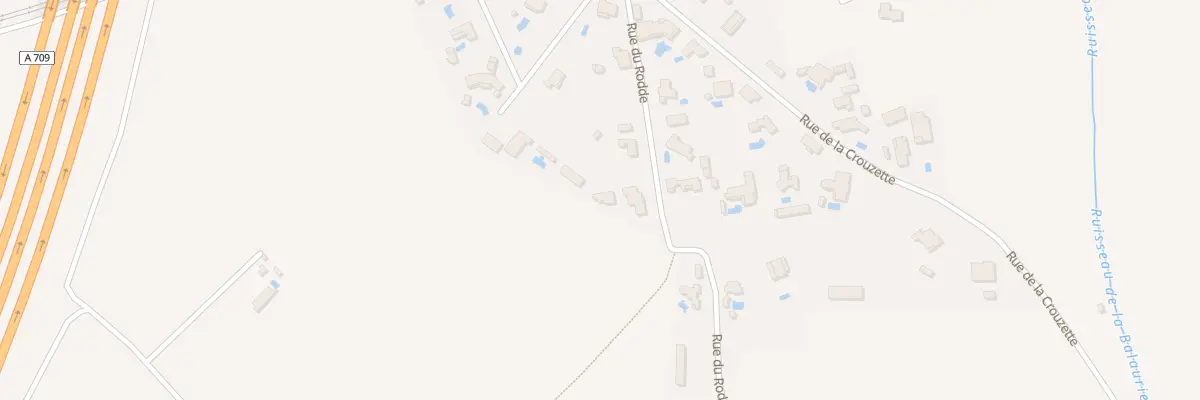 Plan du 184 Rue du Rodde à Saint-Aunès