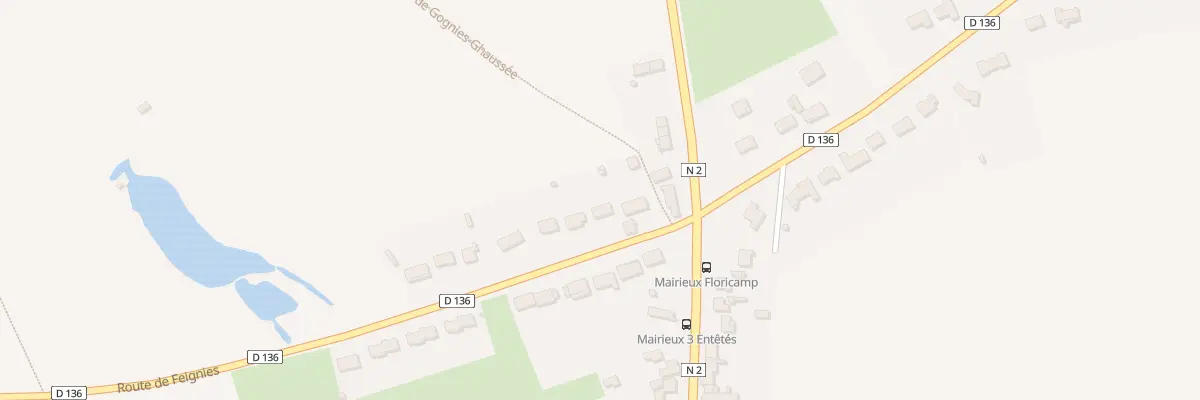 Plan du 8 Rte de Feignies à Mairieux