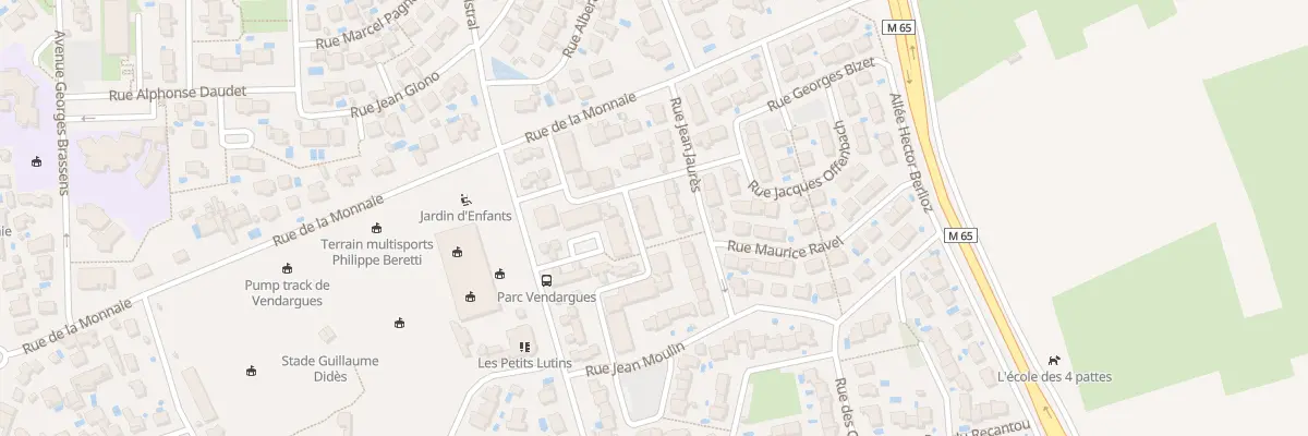 Plan du 16 Rue Boby Lapointe à Vendargues